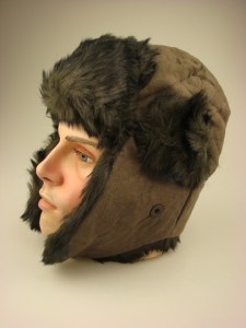 chapka-muts-imitatie-bont-kaki-muts045-beterpet-nl