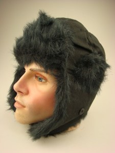 chapka-muts-imitatie-bont-zwart-muts046-beterpet-nl