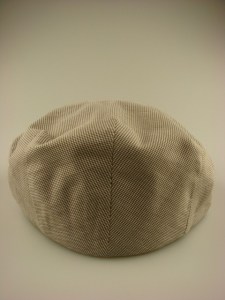 Klassieke Heren Klak met Brede Klep Beige