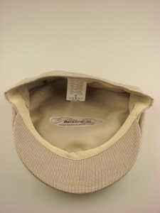 Klassieke Heren Klak met Brede Klep Beige