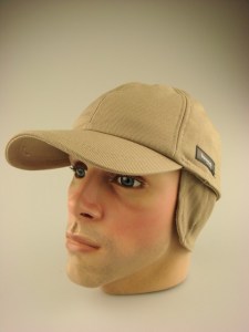 Teflon heren cap beige met oorkleppen