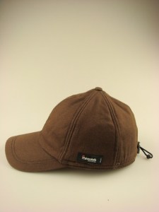 Teflon heren cap bruin met oorkleppen