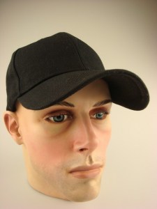 Uni cap zwart