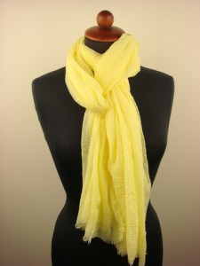 zomersjaal-effen-geel-zs145-beterpet-nl