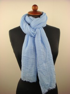 zomersjaal-effen-lichtblauw-zs147-beterpet-nl